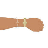 Buy Shop Guess Montage Quartz Gold Dial Gold Steel Strap Watch For Women - GW0588L1 USA Online