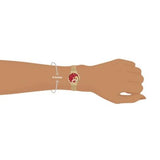 Buy Shop Fossil Jacqueline Dragonsteel Limited Edition Red Dial Gold Mesh Strap Watch for Women - ES5316 USA Online