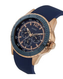 Buy Shop Guess Maverick Blue Dial Blue Rubber Strap Watch for Men - W0485G1 USA Online