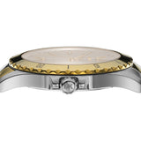 Buy Shop Michael Kors Everest Three Hand Silver Dial Two Tone Steel Strap Watch For Men - MK9141 USA Online