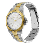Buy Shop Michael Kors Everest Three Hand Silver Dial Two Tone Steel Strap Watch For Men - MK9141 USA Online
