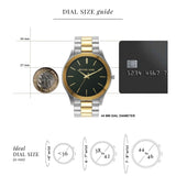 Buy Shop Michael Kors Slim Runway Quartz Green Dial Two Tone Steel Strap Watch for Women - MK9149 USA Online
