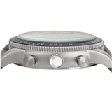 Buy Shop Fossil Sport Tourer Chronograph White Dial Brown Leather Strap Watch for Men - FS6042 USA Online