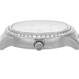 Buy Shop Michael Kors Sage Three-Hand White Dial Silver Steel Strap Watch for Women - MK4807 USA Online