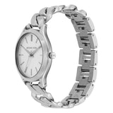 Buy Shop Michael Kors Runway Three-Hand Silver Dial Silver Steel Strap Watch for Women - MK7474 USA Online