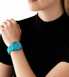 Buy Shop Michael Kors Runway Limited Edition Blue Dial Blue Steel Strap Watch for Women - MK7479LE USA Online