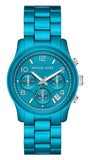 Buy Shop Michael Kors Runway Limited Edition Blue Dial Blue Steel Strap Watch for Women - MK7479LE USA Online