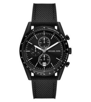 Buy Shop Michael Kors Accelerator Chronograph Black Dial Black Nylon Strap Watch for Men - MK9143 USA Online