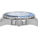 Fossil Blue Dive Three Hand Blue Dial Silver Steel Strap Watch For Women - ES5353