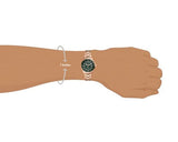 Fossil Blue Dive Three Hand Green Dial Rose Gold Steel Strap Watch For Women - ES5371