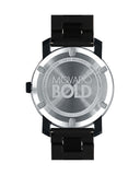 Buy Shop Movado Bold TR90 Black Dial Black Steel Strap Watch for Men - 3600099 USA Online