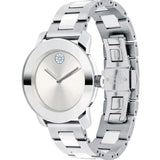 Buy Shop Movado Bold Ceramic Silver Dial Silver Steel Strap Watch for Women - 3600638 USA Online