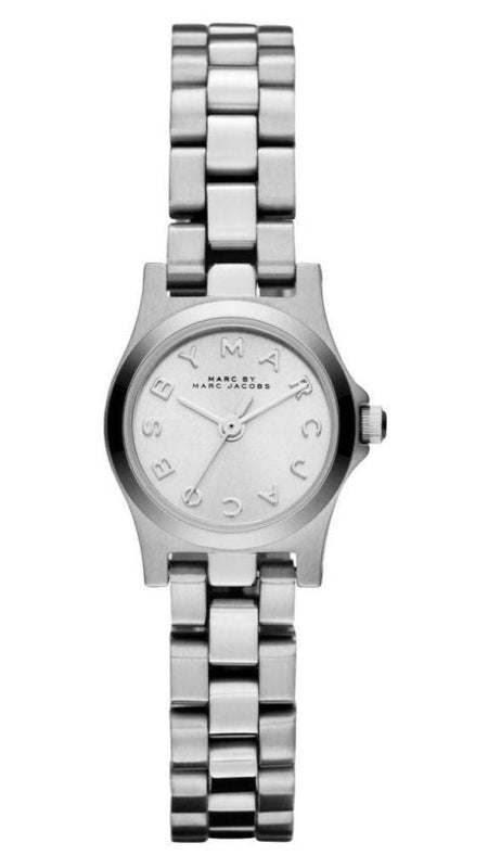 Buy Shop Marc Jacobs Henry Dinky Silver Dial Silver Steel Strap Watch for Women - MBM3198 USA Online