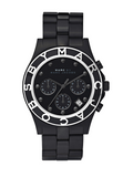 Buy Shop Marc Jacobs Blade Chronograph Black Dial Black Steel Strap Watch for Women - MBM3083 USA Online