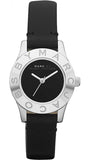 Buy Shop Marc Jacobs Blade Black Dial Black Leather Strap Watch for Women - MBM1211 USA Online