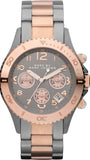 Buy Shop Marc Jacobs Marc Chronograph Grey Dial Two Tone Steel Strap Watch for Men - MBM3157 USA Online