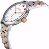 Buy Shop Marc Jacobs Baker White Dial Two Tone Steel Strap Watch for Women - MBM3312 USA Online