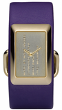 Buy Shop Marc Jacobs Champagne Dial Purple Leather Strap Watch for Women - MBM2044 USA Online