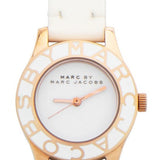 Buy Shop Marc Jacobs Blade White Dial White Leather Strap Watch for Women - MBM1179 USA Online