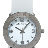 Buy Shop Marc Jacobs Blade White Dial White Leather Strap Watch for Women - MBM1223 USA Online