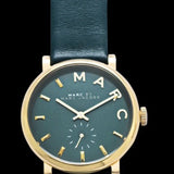 Buy Shop Marc Jacobs Baker Green Dial Green Leather Strap Watch for Women - MBM1268 USA Online