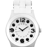 Buy Shop Marc Jacobs Rock White Dial White Silicone Strap Watch for Women - MBM2532 USA Online