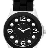 Buy Shop Marc Jacobs Pelly Black Dial Black Silicone Strap Watch for Women - MBM2544 USA Online