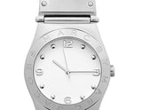 Marc Jacobs White Dial Silver Steel Strap Watch for Women - MBM3030