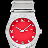 Buy Shop Marc Jacobs Classic Red Dial Silver Steel Strap Watch for Women - MBM3031 USA Online