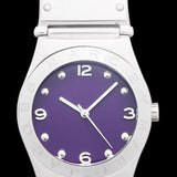 Buy Shop Marc Jacobs Purple Dial Silver Steel Strap Watch for Women - MBM3032 USA Online