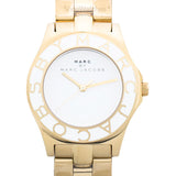 Buy Shop Marc Jacobs Blade White Dial Gold Steel Strap Watch for Women - MBM3050 USA Online