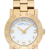 Buy Shop Marc Jacobs Amy White Dial Gold Steel Strap Watch for Women - MBM3056 USA Online
