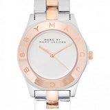 Buy Shop Marc Jacobs Blade Silver Dial Two Tone Steel Strap Watch for Women - MBM3129 USA Online