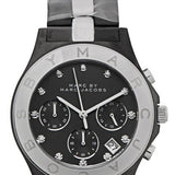 Buy Shop Marc Jacobs Blade Chronograph Black Dial Two Tone Steel Strap Watch for Women - MBM3179 USA Online