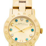 Buy Shop Marc Jacobs Amy Dexter Gold Dial Gold Steel Strap Watch for Women - MBM3218 USA Online