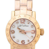 Buy Shop Marc Jacobs Amy White Dial Rose Gold Steel Strap Watch for Women - MBM3227 USA Online