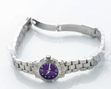 Buy Shop Marc Jacobs Amy Purple Dial Silver Steel Strap Watch for Women - MBM3228 USA Online
