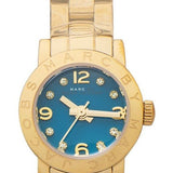 Buy Shop Marc Jacobs Amy Dinky Blue Dial Gold Steel Strap Watch for Women - MBM3229 USA Online