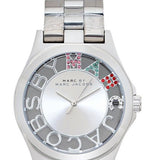 Buy Shop Marc Jacobs Henry Skeleton Silver Dial Silver Steel Strap Watch for Women - MBM3262 USA Online