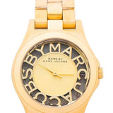 Buy Shop Marc Jacobs Henry Gold Dial Gold Steel Strap Watch for Women - MBM3292 USA Online