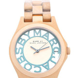 Buy Shop Marc Jacobs Henry Rose Gold Dial Rose Gold Steel Strap Watch for Women - MBM3296 USA Online
