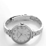 Buy Shop Marc Jacobs Sally Silver Dial Silver Steel Strap Watch for Women - MBM3362 USA Online