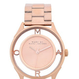 Buy Shop Marc Jacobs Tether Transparent Rose Gold Dial Rose Gold Steel Strap Watch for Women - MBM3414 USA Online