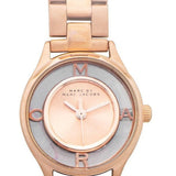 Buy Shop Marc Jacobs Tether Transparent Rose Gold Dial Rose Gold Steel Strap Watch for Women - MBM3417 USA Online