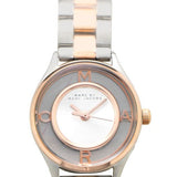 Buy Shop Marc Jacobs Tether Transparent White Dial Two Tone Steel Strap Watch for Women - MBM3418 USA Online