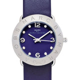Buy Shop Marc Jacobs Marc Purple Dial Purple Leather Strap Watch for Women - MBM8530 USA Online
