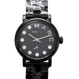 Buy Shop Marc Jacobs Marc Black Dial Black Steel Strap Watch for Women - MBM8673 USA Online