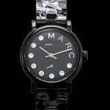 Buy Shop Marc Jacobs Marc Black Dial Black Steel Strap Watch for Women - MBM8673 USA Online