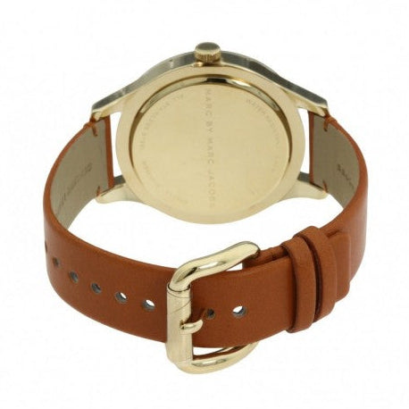 Buy Shop Marc Jacobs Blade White Dial Brown Leather Strap Watch for Women - MBM1218 USA Online