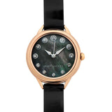 Buy Shop Marc Jacobs Betty Mother of Pearl Black Dial Black Leather Strap Watch for Women - MJ1513 USA Online